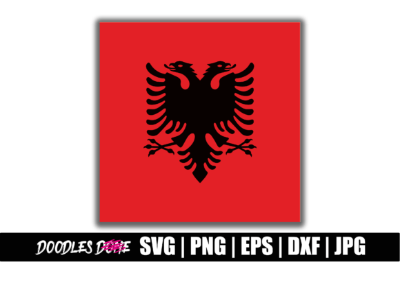 Albania Flag SVG Review for Embroidery Projects