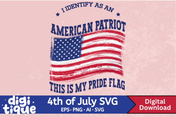 American Patriot Pride Flag 4th of July Graphics