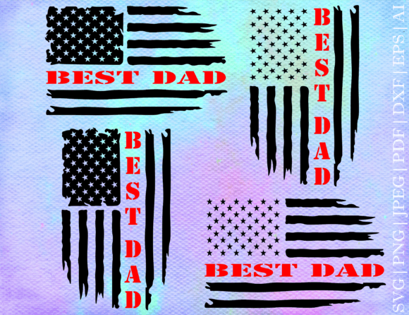 Best Dad Flag SVG: A Graphic Asset for Crafts and Branding