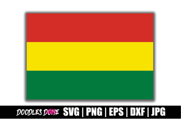 Bolivia Flag SVG for Crafts and Graphics