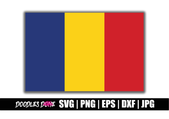 Chad Flag SVG for Graphics and Crafts Projects