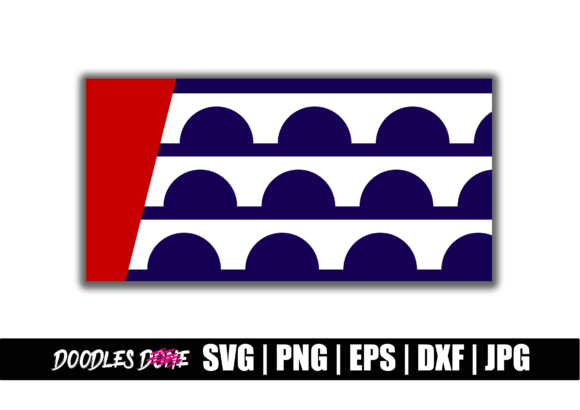 Des Moines Flag SVG for Crafts and Graphics