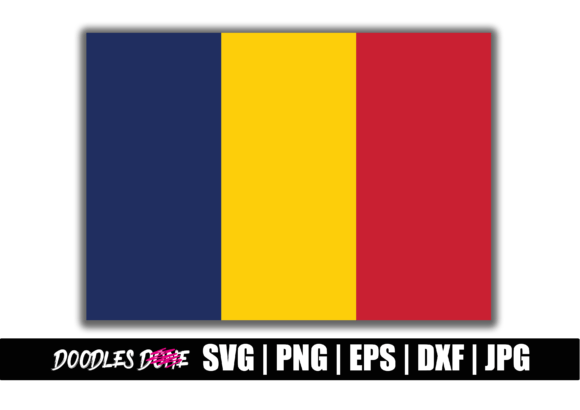 Enhance Your Content with Romania Flag SVG Graphic Design Asset