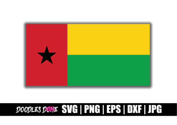 Guinea-Bissau Flag SVG for Modern Graphics and Crafts