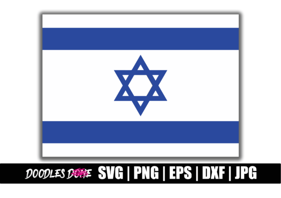 Israel Flag SVG for Crafts and Graphics