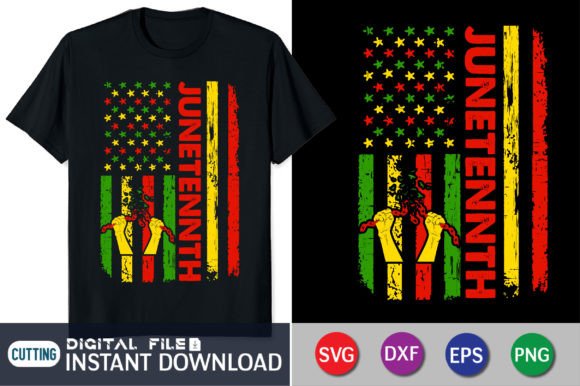 Juneteenth American Flag Shirt