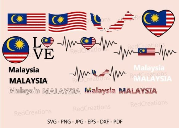 Malaysia Flag Bundle Svg