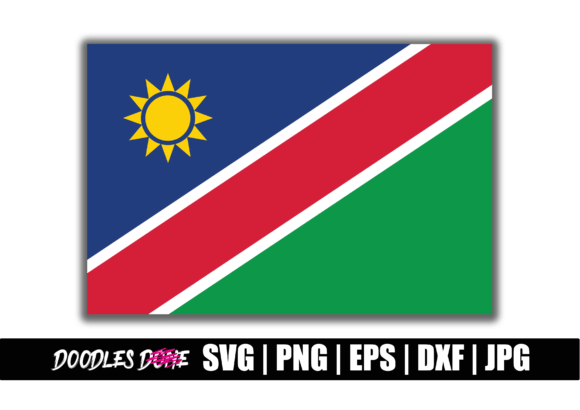 Namibia Flag SVG for Crafts and Graphics