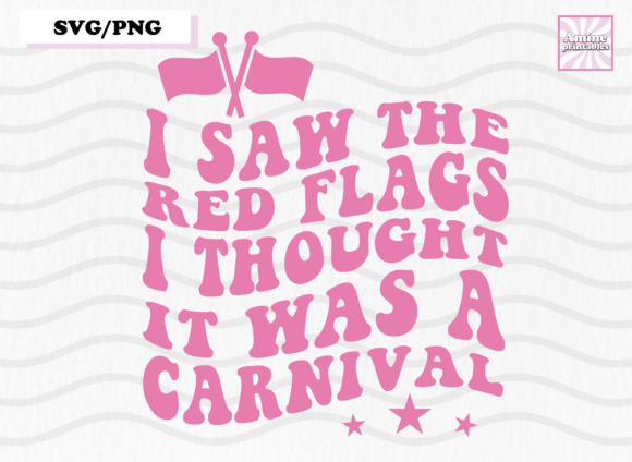 Red Flag Funny Adult Humor Joke SVG for Crafts and Graphics