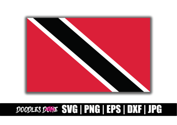 Trinidad and Tobago Flag SVG for Crafts and Graphics
