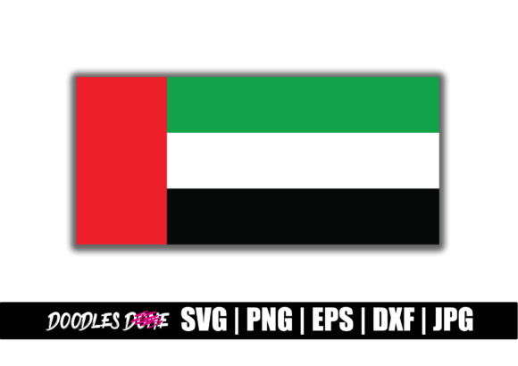UAE Flag SVG: A Graphic Design Asset for Crafts and Digital Publishing
