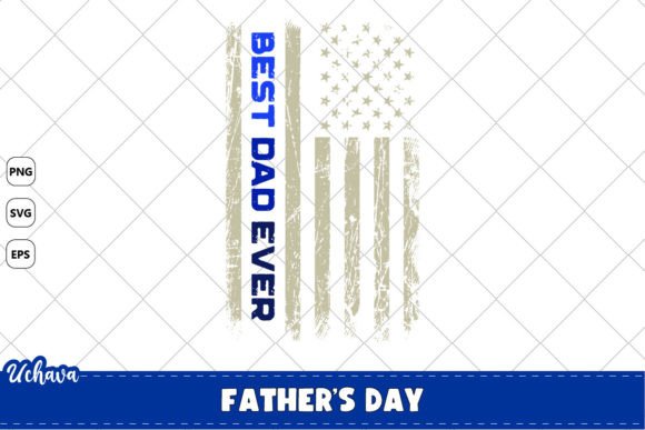 Vintage Best Dad Ever Graphics for Crafts